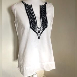 Faith and Joe Cotton White Blouse Size. Small